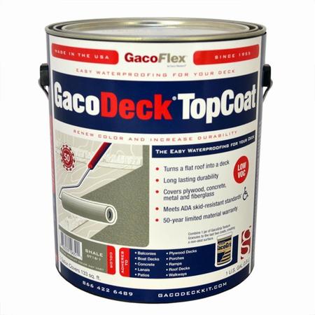 GACO 1 Gal Shale GacoDeck Water-Based Elastomeric Top Coat DT16